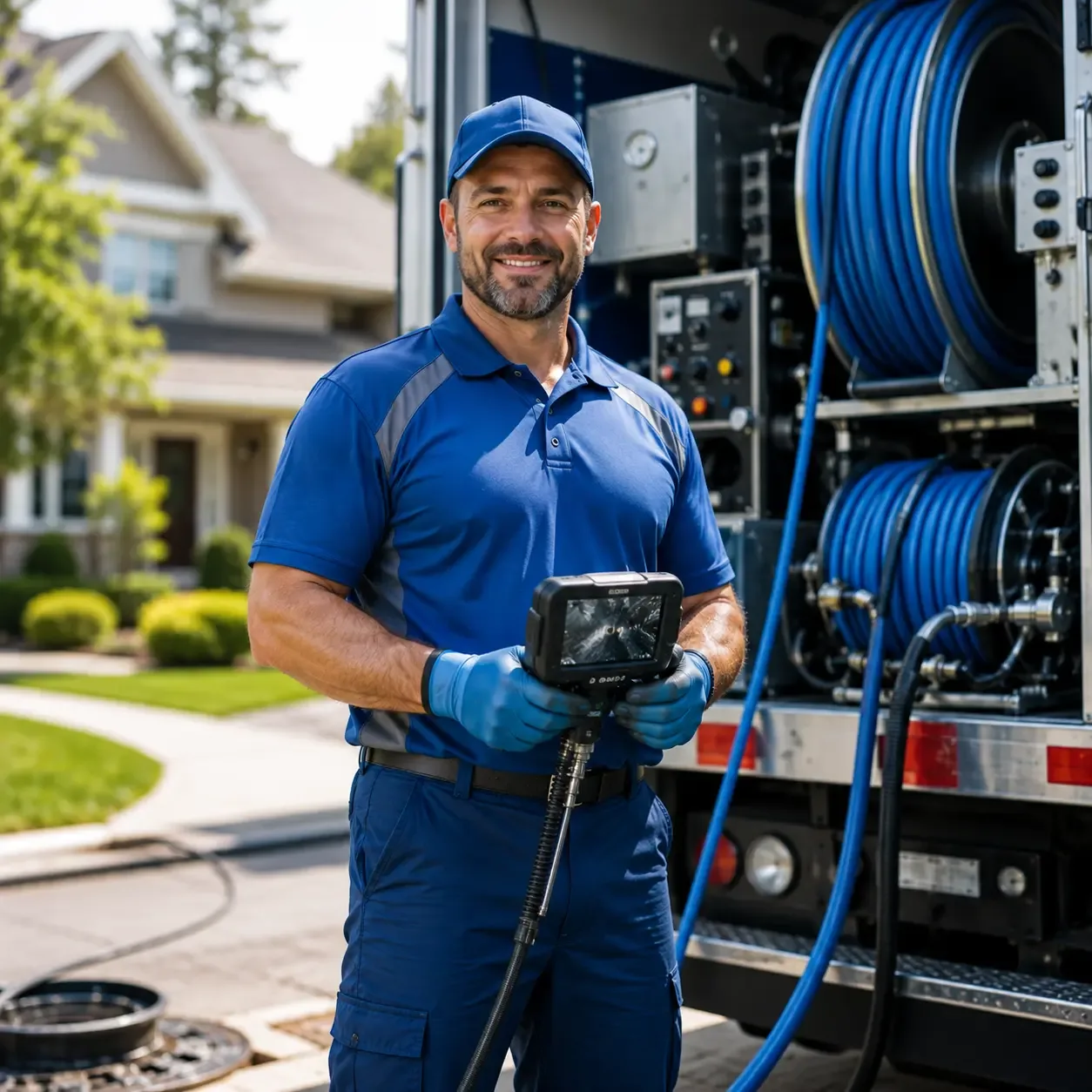 Local outdoor drain cleaning specialists in Bunker Hill, IN